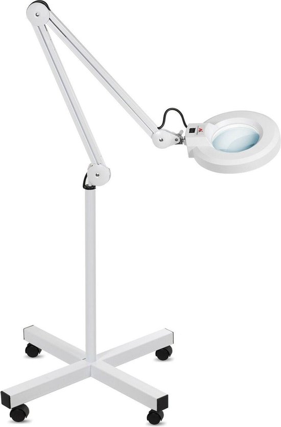 kennisgeving heerser Circus Maclean Energy MCE152 cosmetische loeplamp LED vergrootlamp op rolstatief |  bol.com