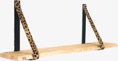 MOZZ Leren Plankdragers Cheetah Beige