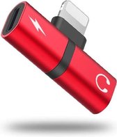 Doodadeals® | Lightning Splitter Adapter | Opladen en Audio Beluisteren | Geschikt voor iPhone 11 / XS Max / XS / XR / X / 8 / 8 Plus / 7 / 7 Plus | Multicolor