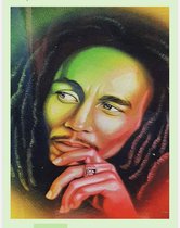 Diamond Painting Bob Marley 40x50 ronde steentjes