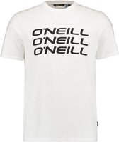 O'Neill T-Shirt Men Triple Stack Powder White S - Powder White Materiaal: 100% Katoen (Biologisch) Round Neck