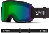 Smith Squad goggle black / chromapop everyday green mirror (met extra lens)