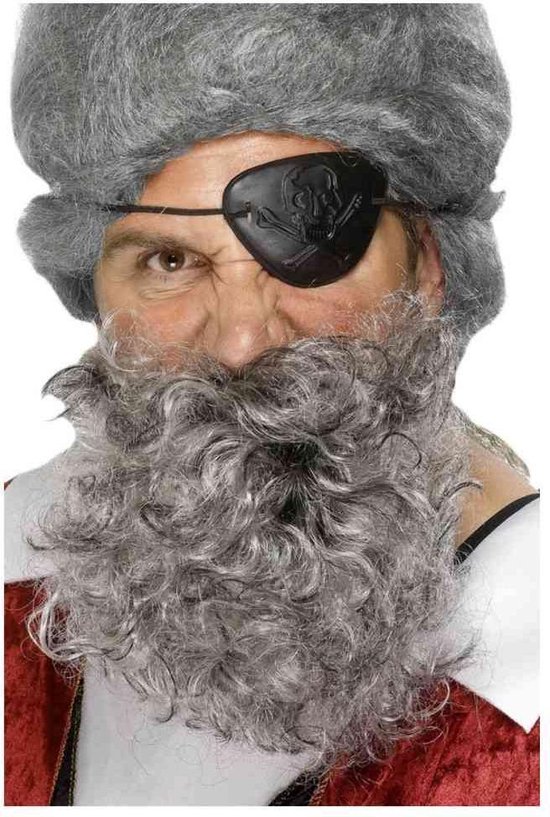 Dressing Up & Costumes | Costumes - Pirate - Pirate Beard Lt. Grey