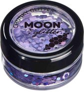 Moon Creations Glitter Makeup Moon Glitter - Holographic Chunky Glitter Paars