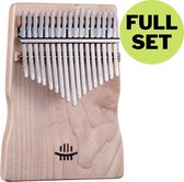 ATV PERFECTUM 2020 Kalimba Duimpiano gemaakt van Esdoorn hout met 17 Toetsen + Accessoires - Esdoorn - Massief hout - ThumbPiano – Muziekinstrument – Bamboe – Incl. StemHamer / luxe Opbergzak