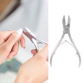 BeautyTools Nagelknipper Basic-Cut -  Nageltang voor Teennagels, Handnagels en Nagelhoeken - Pedicure / Manicure tang - Recht Snijvlak 19 mm - INOX (NN-0157)