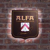 Alfa Bier binnen Lichtbak