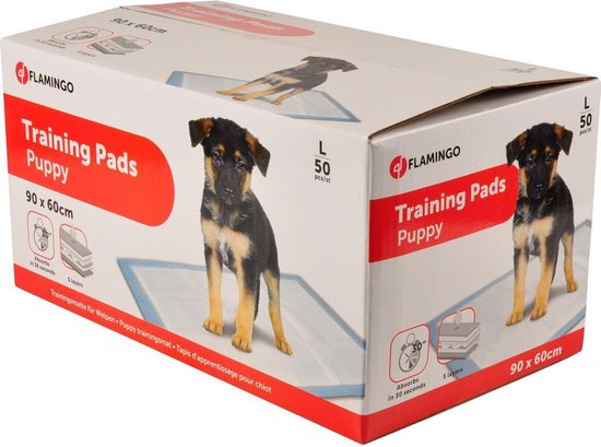 Flamingo - Flamingo Pady - Trainingsmat Honden - Trainingsmat Pady L 50st 90x60cm - 50st - 120439 - 50st - 50pce