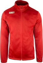 Robey Premier Trainingsjack - Voetbaljas - Red - Maat XXL