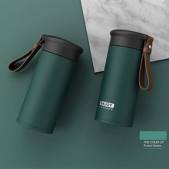 Thermoskan - Thermosfles 300ML - Portable Coffee Mug - Koffie en Tee  Isoleerfles | bol.com