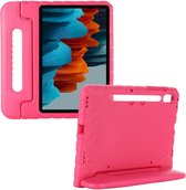 Kids-proof draagbare tablethoesje voor Samsung Galaxy Tab S7 - roze