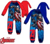 Marvel Avengers onesie - rood - Maat: 104 / 4 jaar
