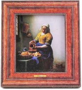 Magneet 2D MDF Melkmeisje Vermeer - Souvenir