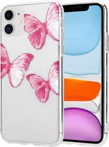 Butterfly Kisses  geschikt voor Apple iPhone 11 hoesje