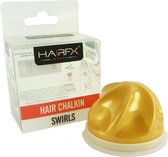 HairFX London Hair ChalkIn Swirls Haarkrijt kleur styling wasbaar Halal 5g - Golden Glow