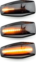 LED Dynamic Zijknipperlichten voor Hyundai i10 Getz Tucson Elantra Sonata XG Terracan Coupe Trajet Matrix – Smoke / Zwart