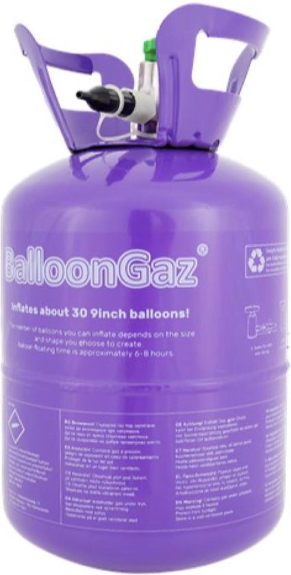 Helium tank - Tank - Ballonnen - Helium - Feest artikelen - Feest - Party - 7 Liter