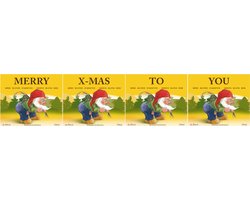 La Chouffe Beer labels 'Merry X-mas To You' (4 pièces)