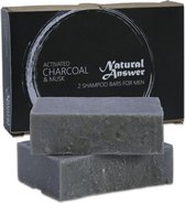 Natural Answer Natuurlijke Shampoo & Body Bar Voor Mannen -  Actieve Houtskool En Musk - 2 x 100 g
