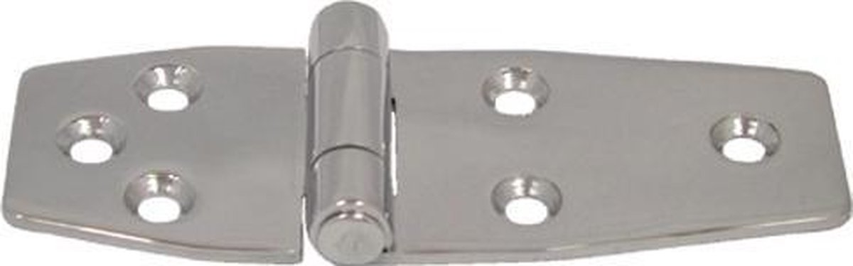 Staartscharnier - 87x38x2 - Rvs 304 - Knoop boven