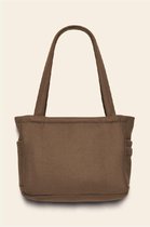 Omay City Bag - Schoudertas voor Dames - Shopper Groen - 30x7x25 cm - Handmade