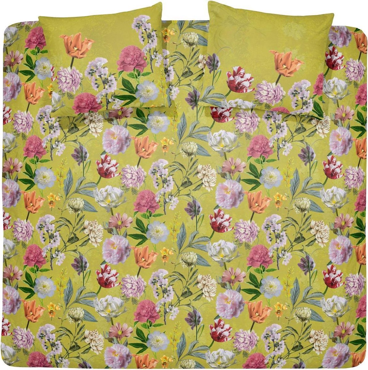 Cinderella Grandeur - Dekbedovertrek - Katoen - 240x200/220 cm - Ochre