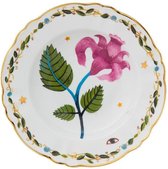 Bitossi Home Funky Table Soepbord - Pink Flower - Ø 23 cm - Porselein