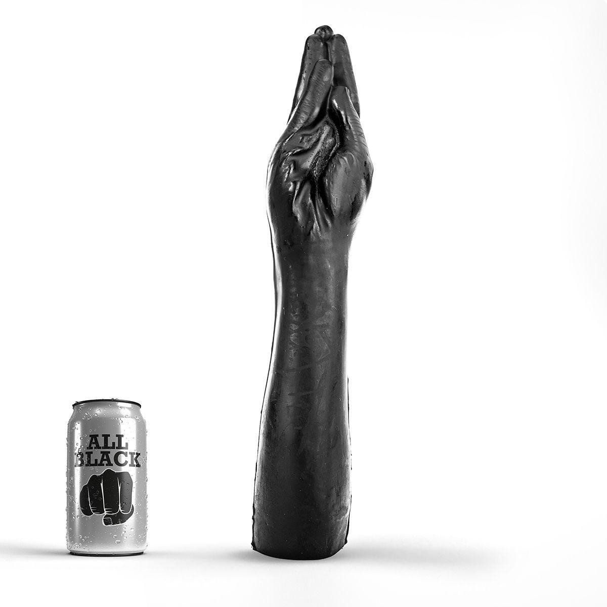 Goedkoopste All Black Zwarte realistische fisting dildo