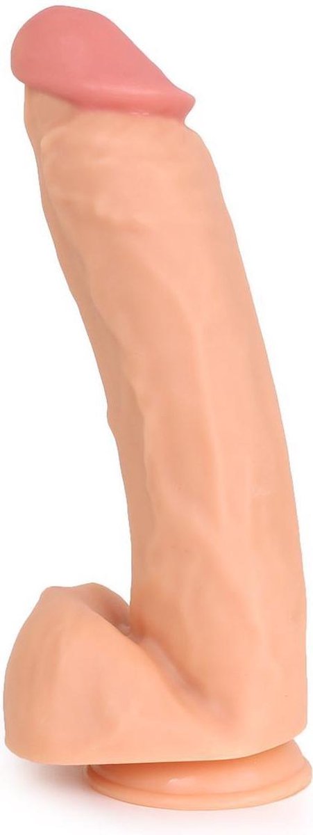 Kiotos Cox MEGA Dildo XXL 37 x 8 cm - blanke beige