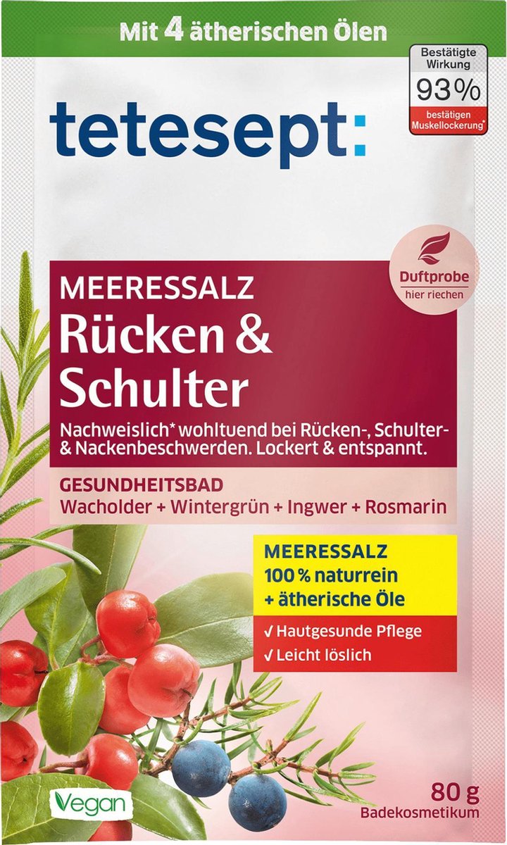 tetesept Badzout Rücken & Schulter (80 g)