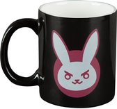 Overwatch: D.VA Ceramic Black and Pink Mug