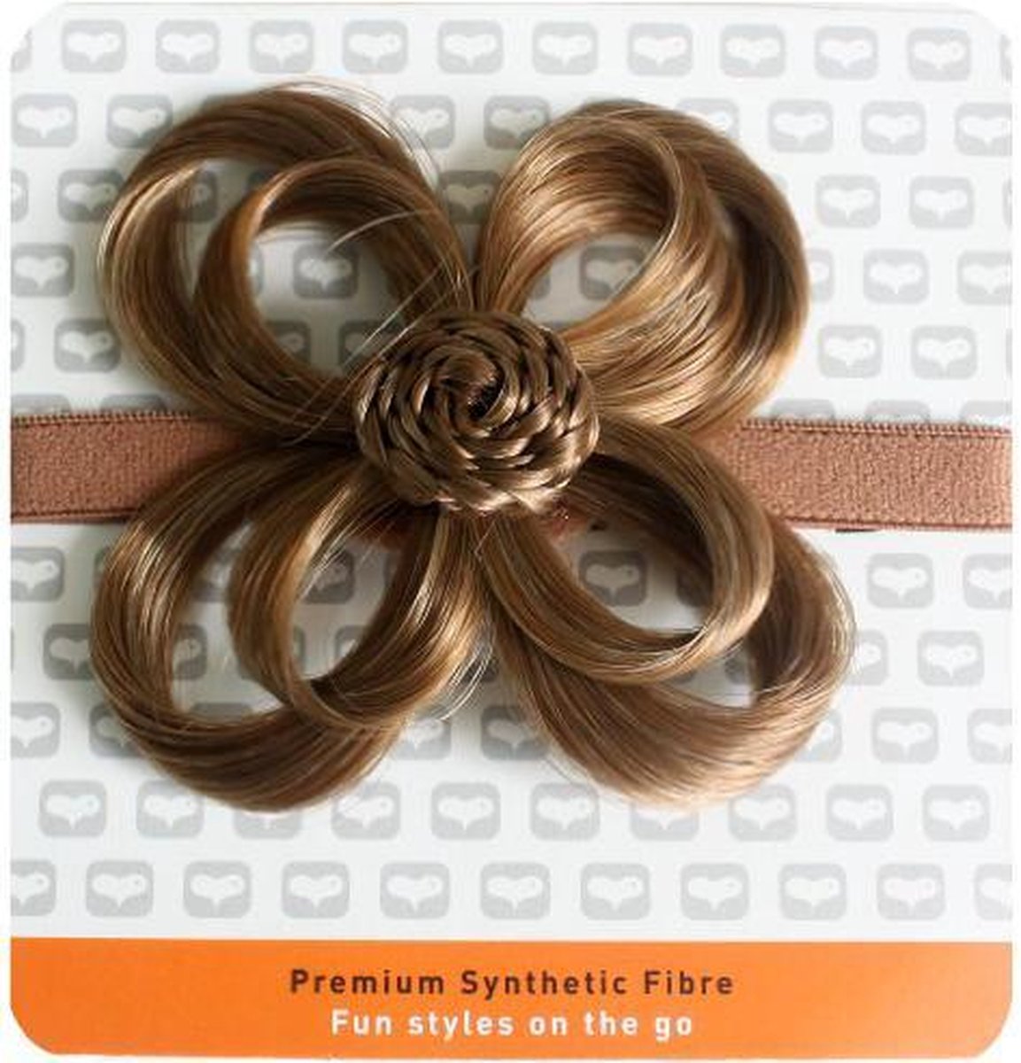 Love Hair Extensions Blume auf elastischem Kopfband Farbe 5B - Safariblond, 1er Pack (1 x 1 Stück)