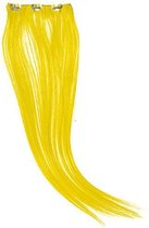 45 cm estensioni dei capelli sintetici clip e Go Hairaisers, giallo, 1 pezzo