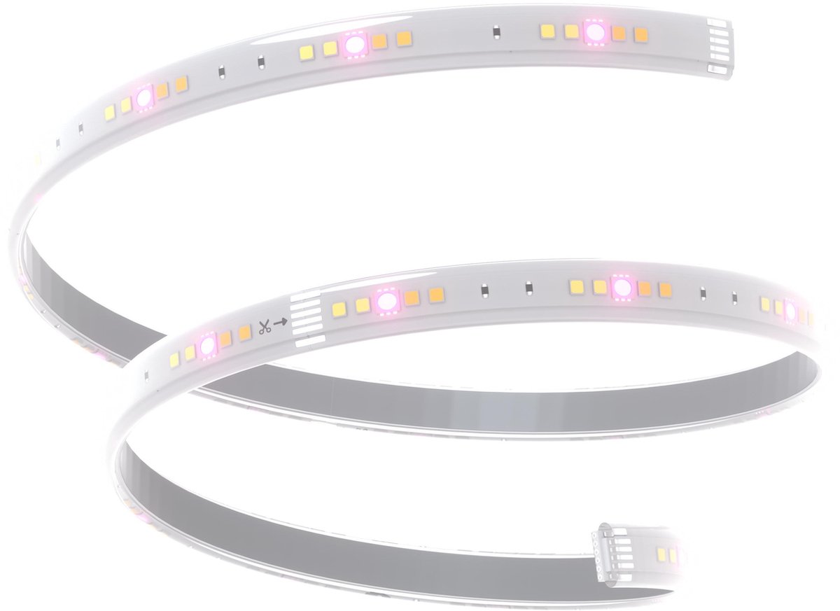 Nanoleaf Essentials Light Strips White & Colour 1 meter uitbreiding Nanoleaf Essentials Light Strips White & Colour 1 meter uitbreiding