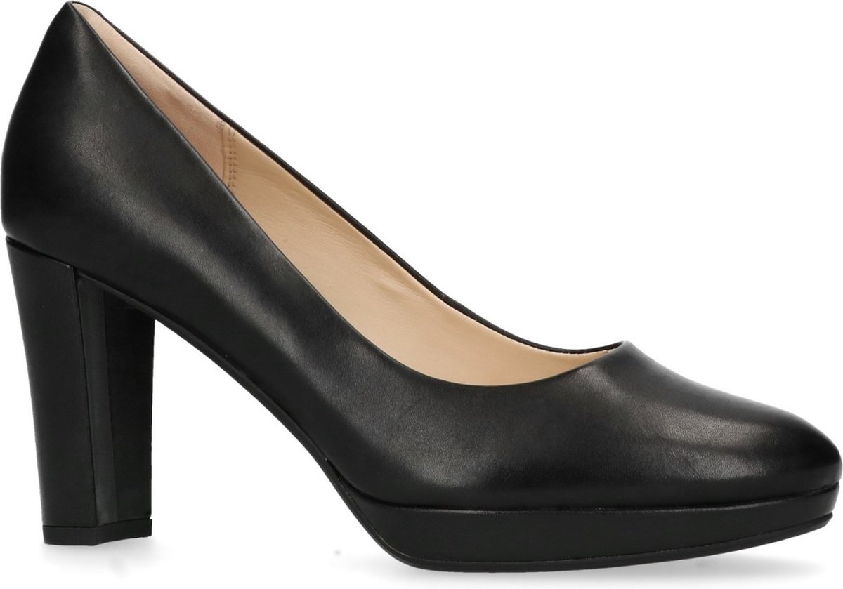 Clarks - Dames - Zwarte Kendra Sienna plateau pumps - Maat 42 | bol.com