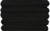 Superieur soepel en sterk ruche elastiek zwart - 8 mm x 2 m - rimpelelastiek voor kleding en gordijnen