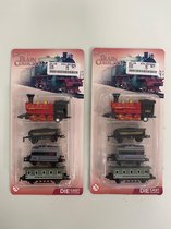 Classic Train Collection Treintjes - 2x 4 stuks