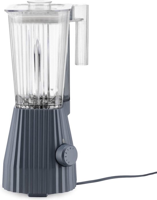 Alessi Blender Plissé - 5 snelheden + turbostand - grijs - Michele de Lucchi - 1.5 liter - MDL09 G van Alessi — afbeelding 3