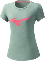 Mizuno Sportshirt - Maat L  - Vrouwen - grijs/roze
