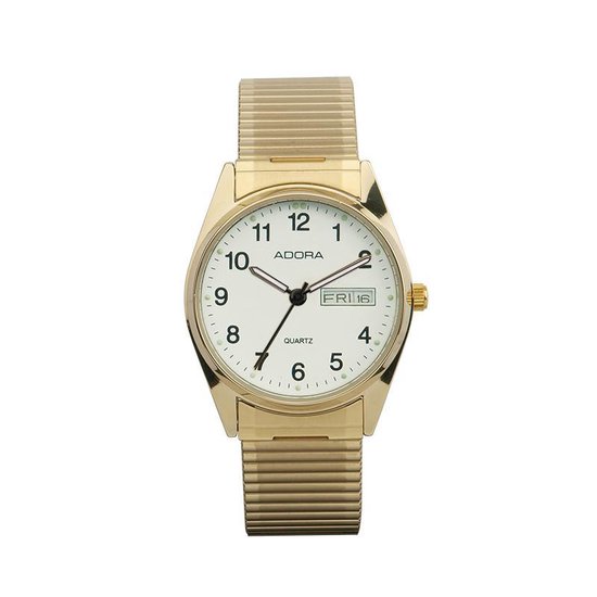 In dienst nemen De schuld geven Roos Adora horloge met datum en dag AB6423 | bol.com