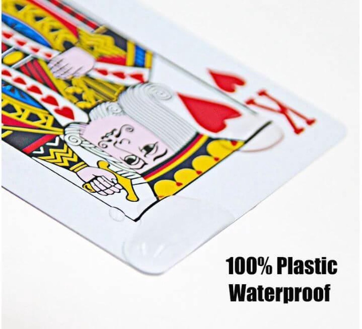 HordijkProducts Waterafstotende Speelkaarten - Waterbestendige kaarten