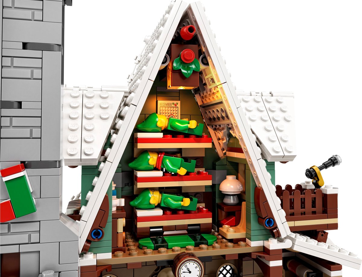 LEGO® Elf Clubhuis (10275) modelbouwset om neer te zetten; haal herinneringen aan kerst op met dit feestelijke project, een fantastisch cadeau voor volwassenen en gezinnen die graag creatief bezig zijn (1197 onderdelen) — afbeelding 24