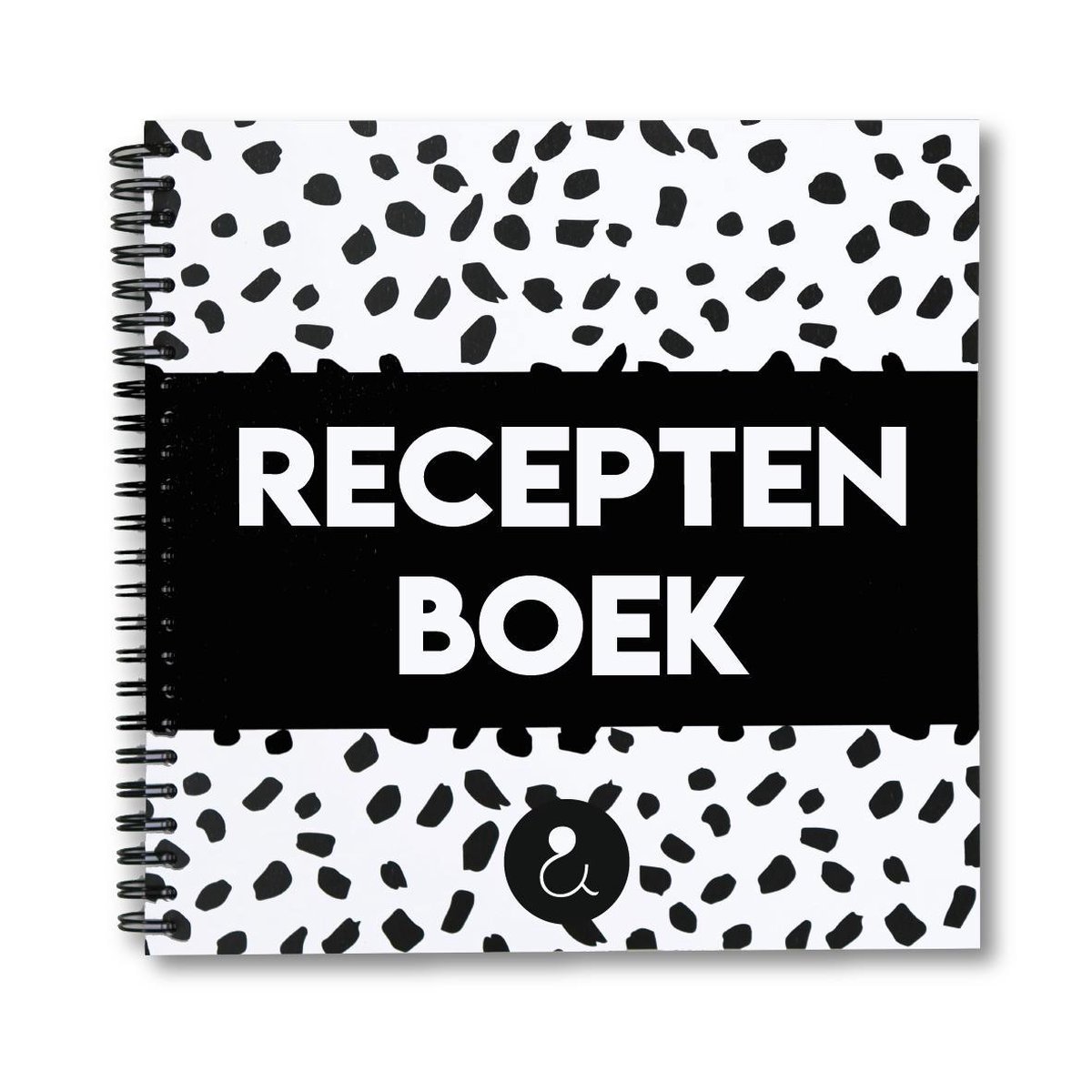 Receptenboek invulboek - Recepten verzamelboek - Receptenboek - kookboek - recepten notitieboek - recepten invulboek - bakken - snoep - chocolade - chips - Studio Ins & Outs