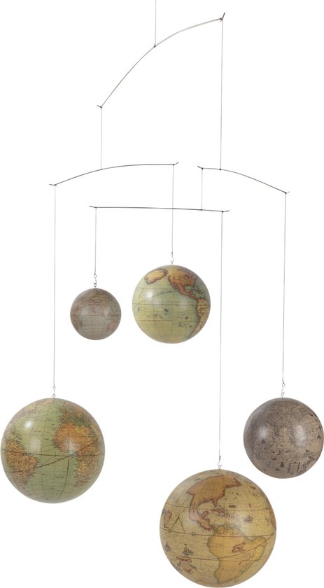 Authentic Models Eeuwen wereldbollen baby mobiel