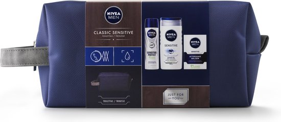 verkouden worden bang Dijk NIVEA MEN Classic Sensitive Geschenkset Mannen - Cadeaupakket | bol.com