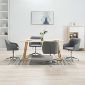 Eetkamerstoelen verstelbaar set van 4 stuks (Incl LW anti kras viltjes) - Eetkamer stoelen - Extra stoelen voor huiskamer - Bureau stoel - Dineerstoelen – Tafelstoelen