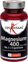 Lucovitaal Magnesium 400 Vitamine B6 en L-Tryptofaan Voedingssupplement 60 Capsules