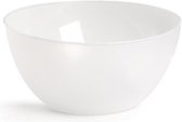 2x Grands saladiers / bols transparents - 25 cm - Servir laitue / salade - Échelles/ bols en plastique - Ustensiles de cuisine