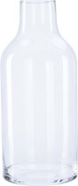1x Glazen fles vaas/vazen 13,5 x 30 cm transparant 3300 ml - Home deco/woondecoratie vazen - Woonaccessoires