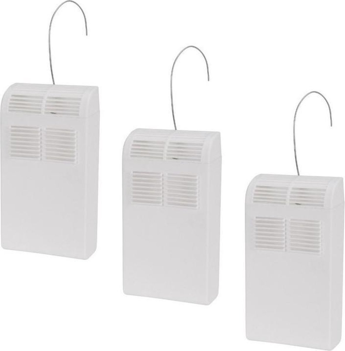 Pakket van 6x stuks witte verwarming waterverdampers/luchtbevochtigers 21,5 cm - Waterverdampers voor de verwarming - Luchtvochtigheid verhogen